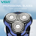 VGR V-305 waterproof rechargeable electric shaver for men